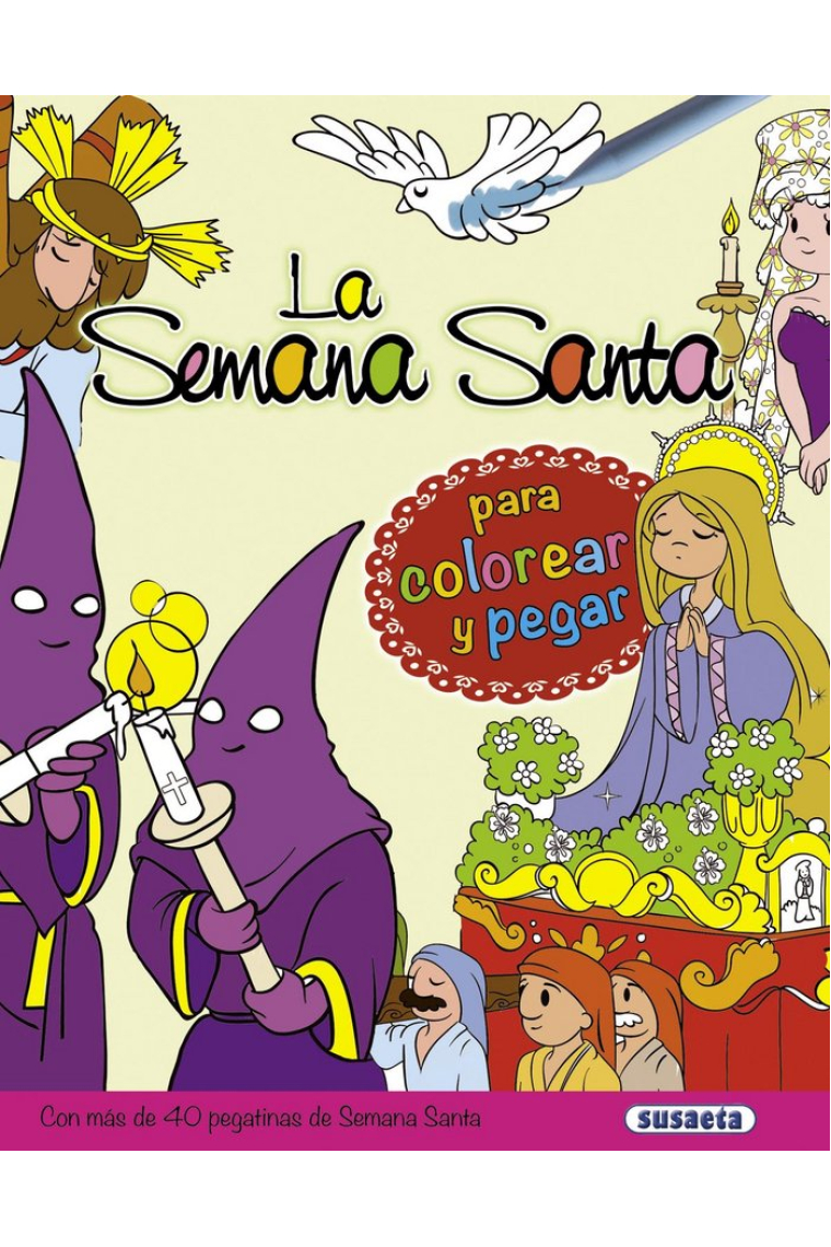 La Semana Santa para colorear y pegar