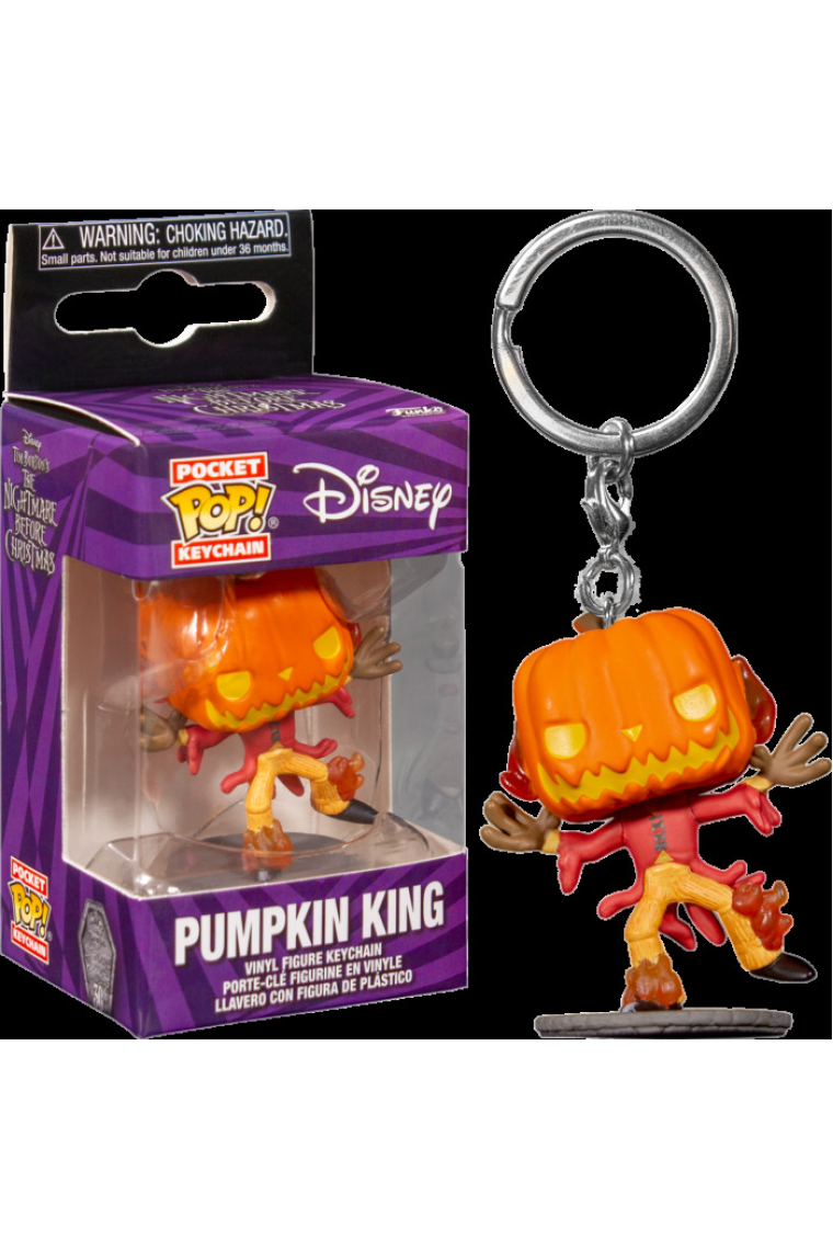 Funko pocket pop! keychain: The Nightmare Before Christmas 30th anniversary - Pumpkin King