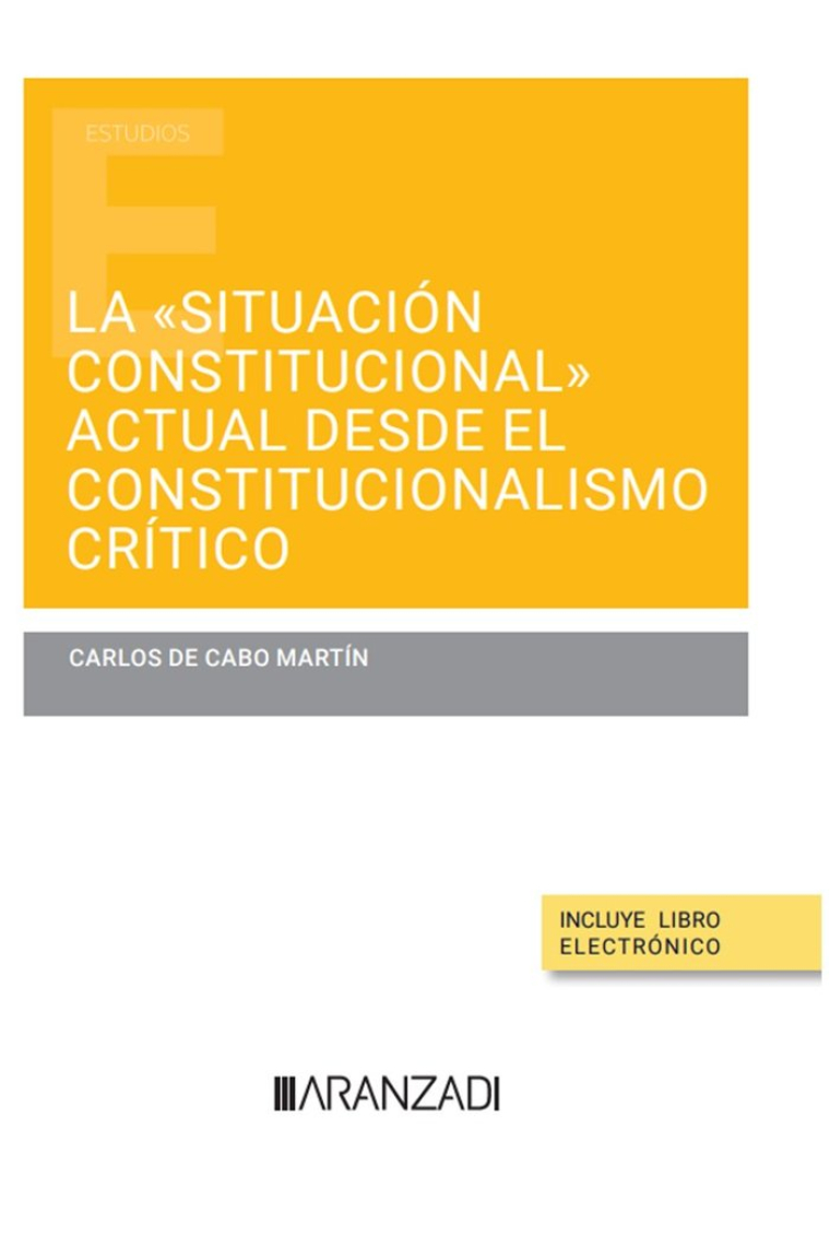 LA SITUACION CONSTITUCIONAL ACTUAL DESDE EL CONSTITUCIONALIS