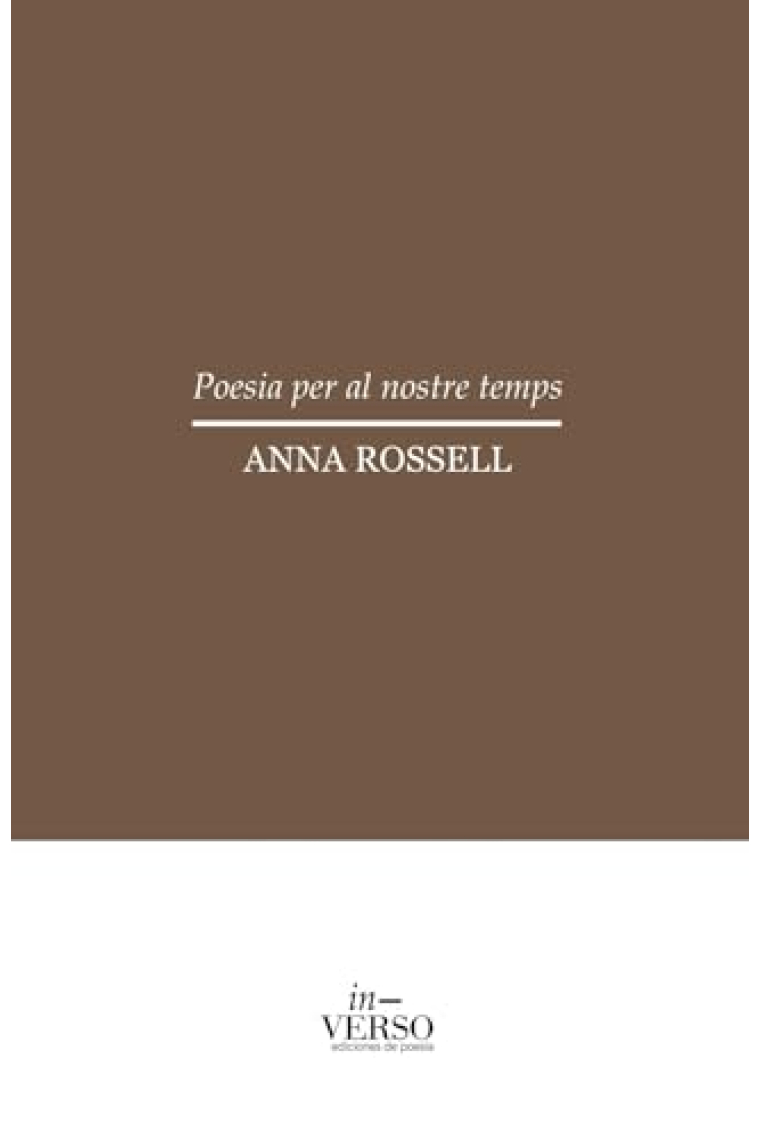 POESIA PER AL NOSTRE TEMPS