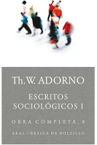 Escritos sociológicos I (Obras completas, 8)