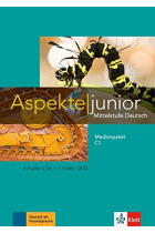 Aspekte junior C1 Medienpaket (4 Audio-CDs + Video-DVD) Mittelstufe Deutsch