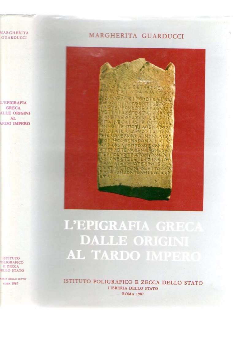 L'epigrafia greca dalle origini al tardo impero