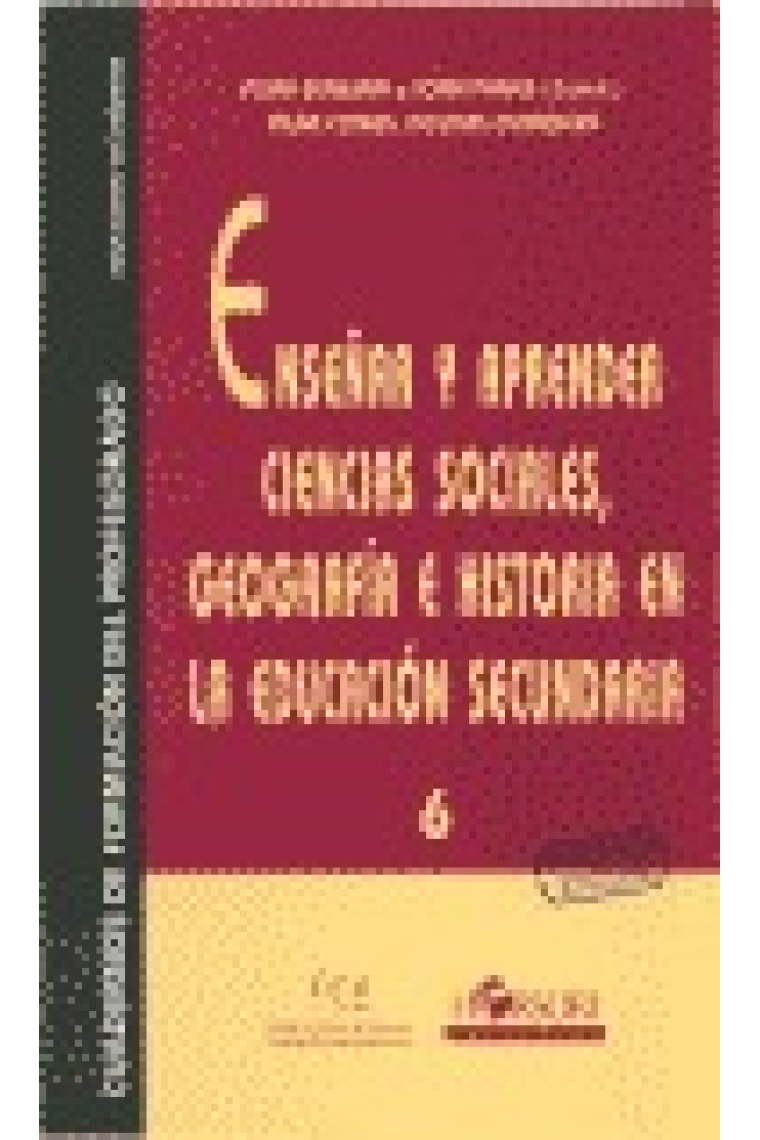 Enseñar y aprender ciencias sociales, geografía e historia en la ESO