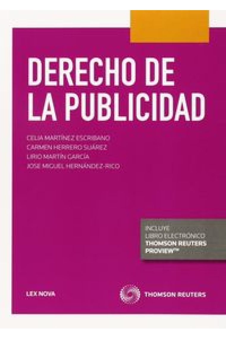 Derecho de la publicidad (Papel + e-book)