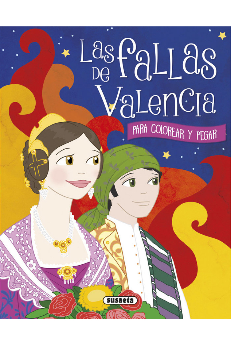 Las fallas de Valencia para colorear y pegar