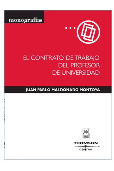 El contrato de trabajo del profesor de universidad