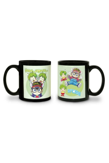 Taza-Dr Slump Arale y Gatchans