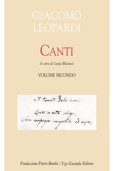 Canti (Vol. 2) (Biblioteca di scrittori italiani)