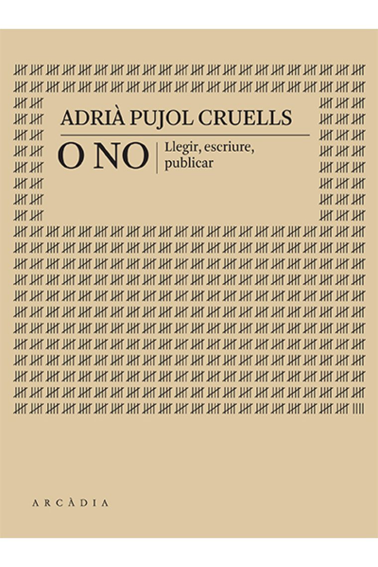 «O no»: llegir, escriure, publicar