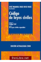 Código de leyes civiles. Contiene el código civil y otras cincuenta leyes civiles especiales