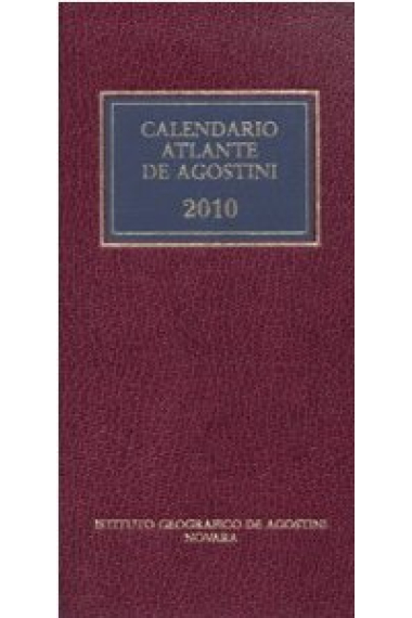 Calendario Atlante De Agostini 2010