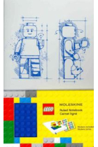 Moleskine* Libreta LEGO Rayas Large (Cartoné-blanco)