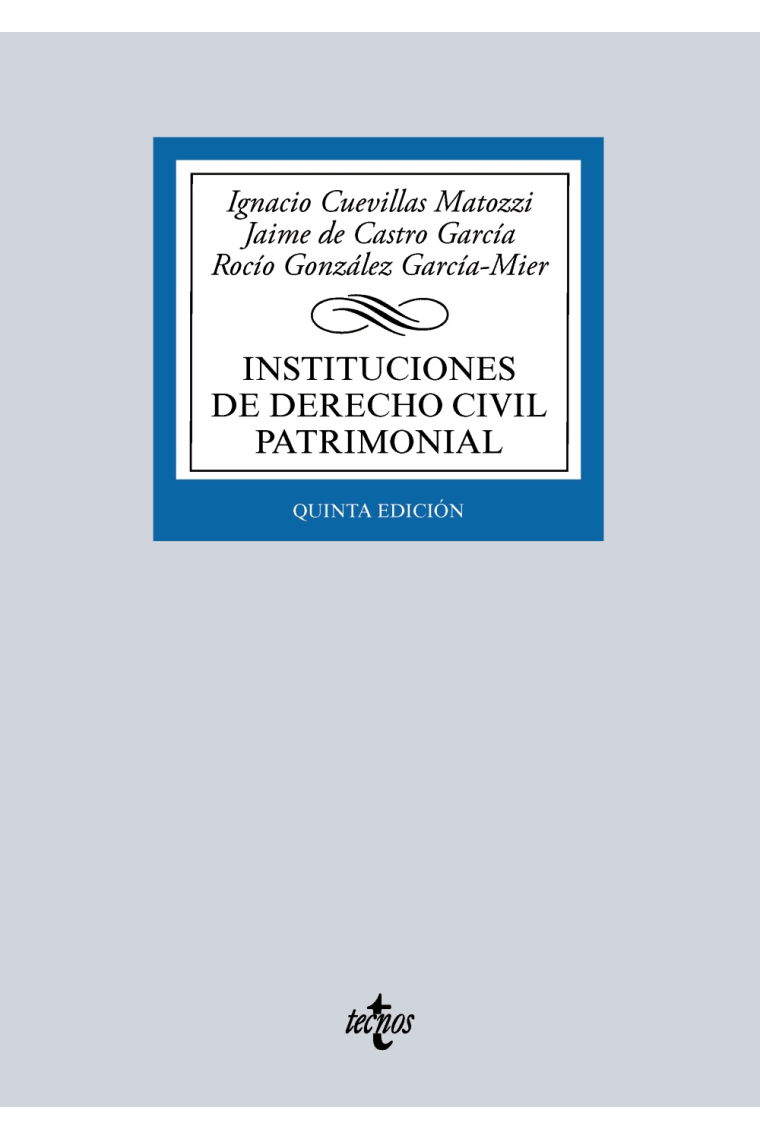 Instituciones de Derecho Civil Patrimonial