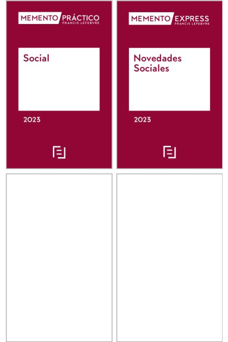 Pack Memento Social 2023 Memento Express Novedades Sociales 2023