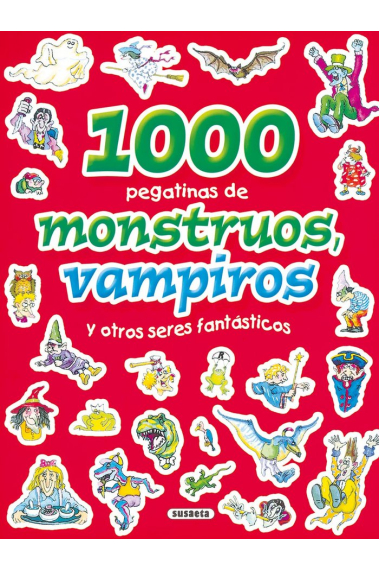 1.000 pegatinas de monstruos, vampiros y otros seres fantásticos