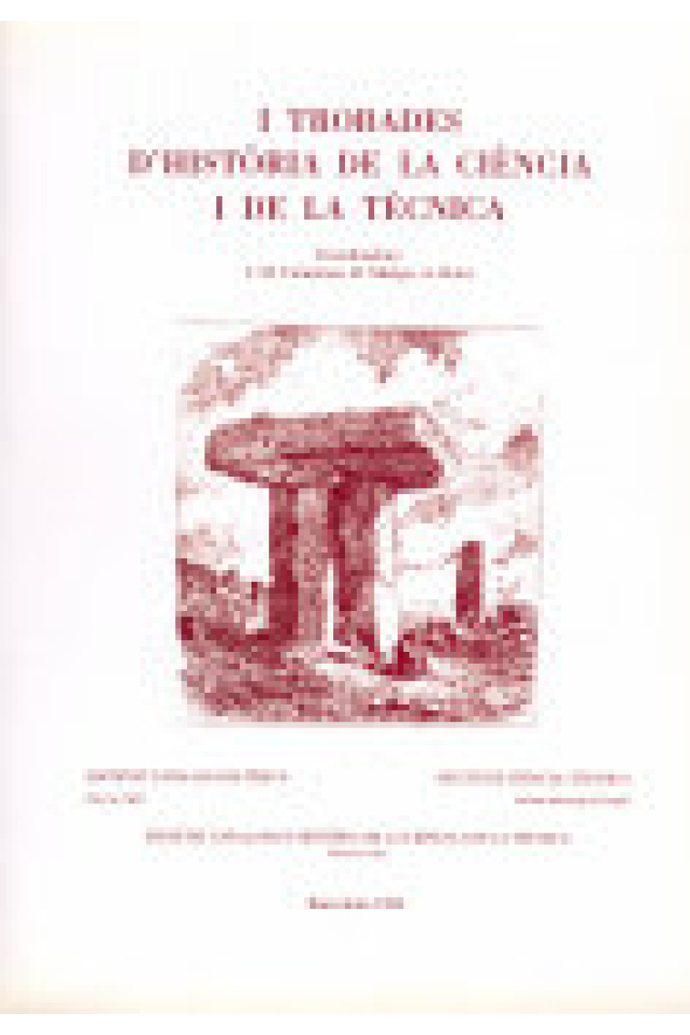 ACTES DE LES I TROBADES DHISTORIA DE LA CIENCIA I DE LA TEC