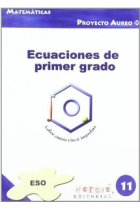 Ecuaciones de primer grado