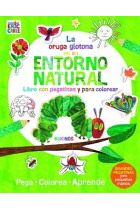 La pequeña oruga glotona en su entorno natural