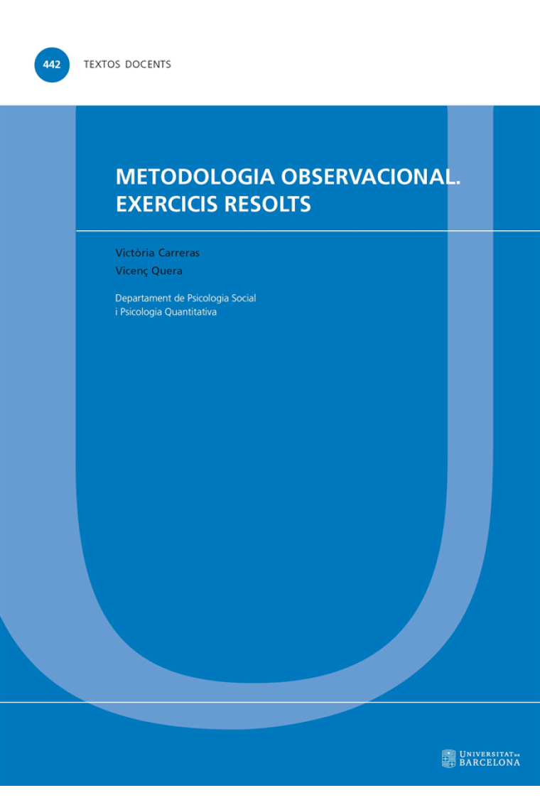 Metodologia observacional. Exercicis resolts