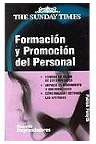 Formación y promoción del personal.