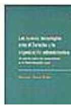 Nuevas tecnologías ante el derecho y la organización administrativa