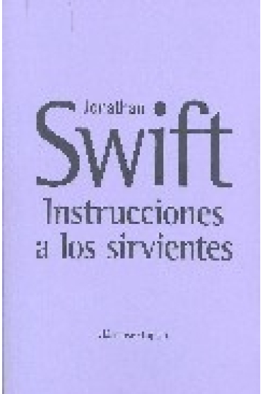 Instrucciones a los sirvientes