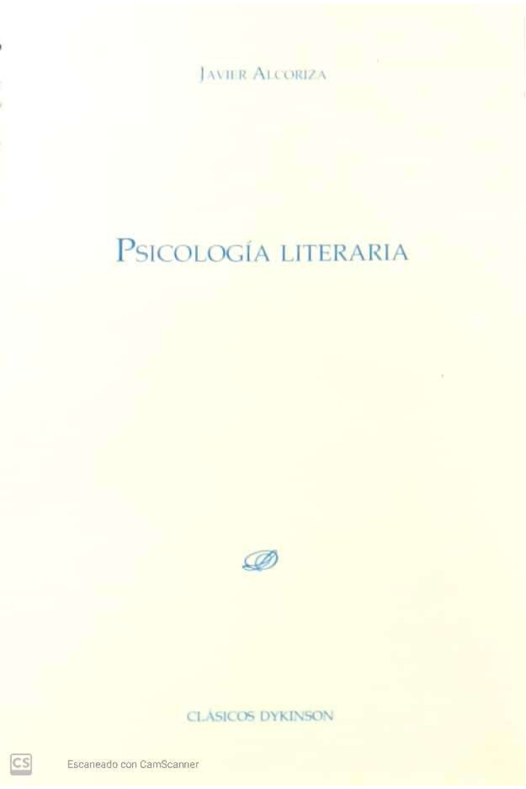 PSICOLOGIA LITERARIA