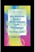 Vocabulario básico de Psicología y Pedagogía