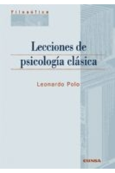 Lecciones de Psicología Clásica