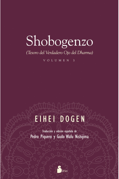 Shobogenzo (Tesoro del verdadero ojo del Dharma). vol.3