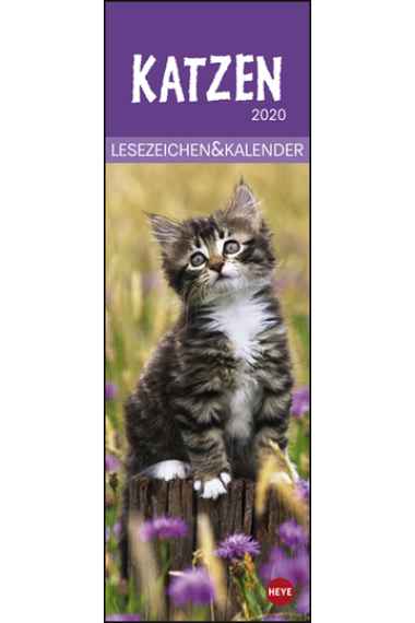 Katzen 2020 Lesezeichen & Kalender