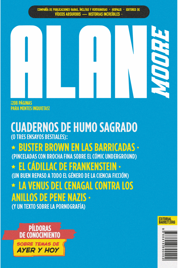 Cuadernos de humo sagrado (o tres ensayos bestiales)