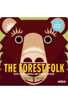 The Forest Folks with 5 paper animals and scenery to make