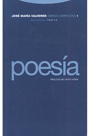 Obras completas. Volumen 1: Poesía