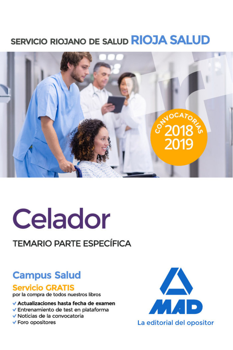 Celadores del Servicio Riojano de Salud. Temario parte específica