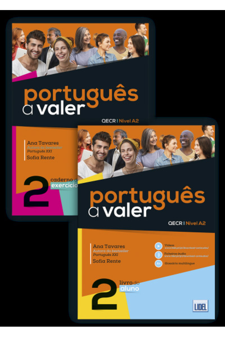 Pôrtugues a Valer 2. Pack (Livro do aluno   Caderno de Exercícios com Testes)