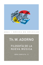 Filosofía de la nueva música (Obra completa, 12)