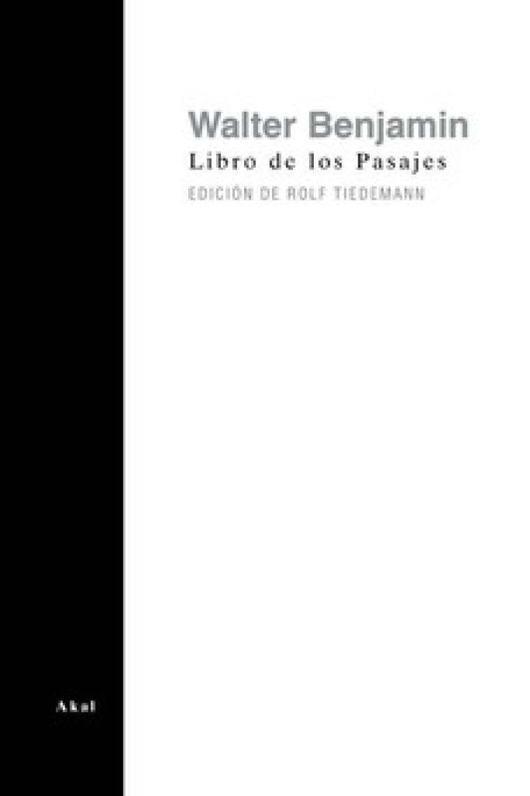 Libro de los Pasajes (Edición de Rolf Tiedemann)