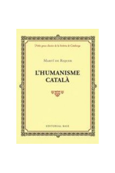 L'Humanisme català (1388-1494)