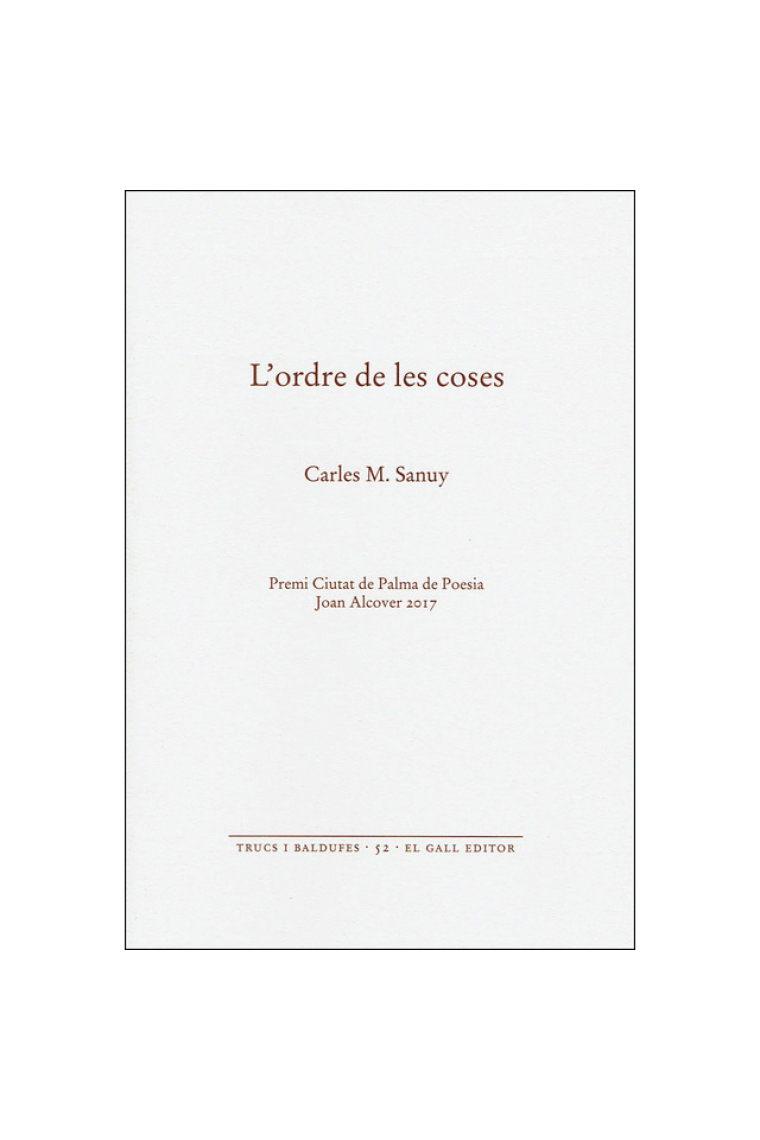 L'ordre de les coses