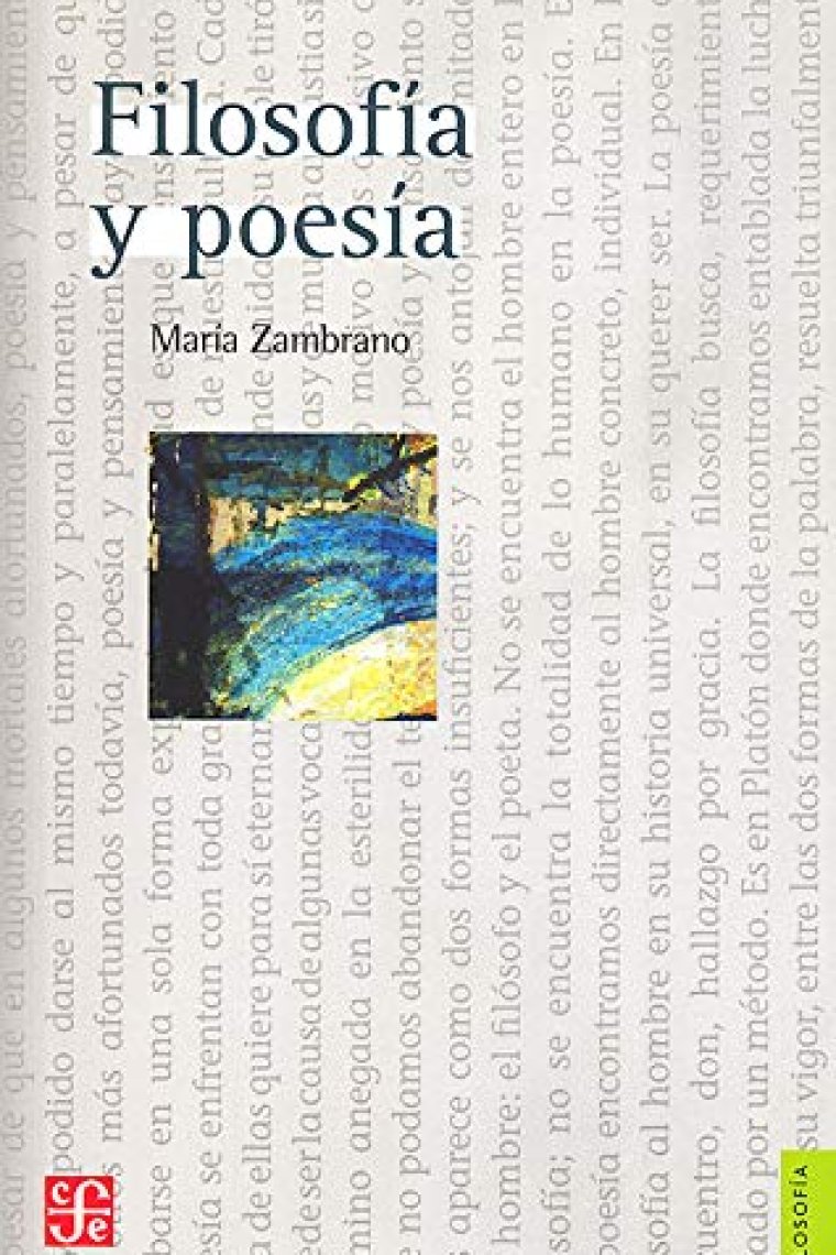 Filosofía y poesía (Sexta edición)