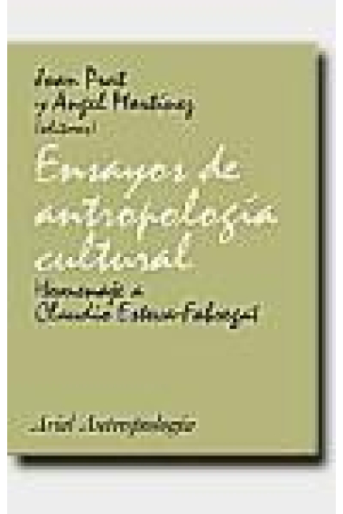 Ensayos de antropología cultural: homenaje a Claudio Esteva-Fabregat