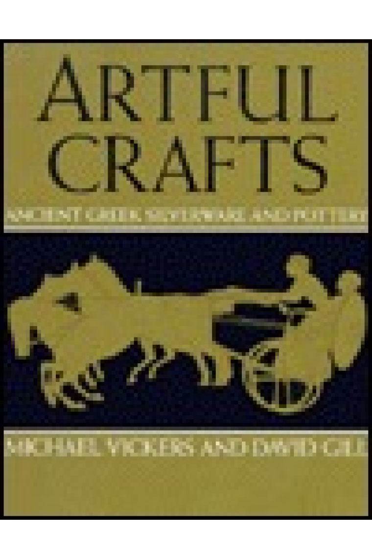 Asrtful grafts. Ancient greek silverware and pottery