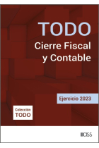 TODO Cierre Fiscal y Contable. Ejercicio 2023