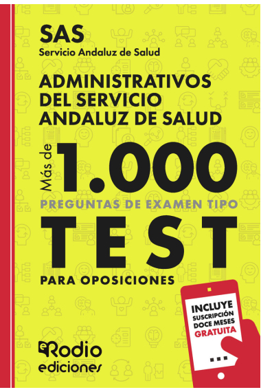 ADMINISTRATIVO SERVICIO ANDALUZ SALUD MAS DE 1.000