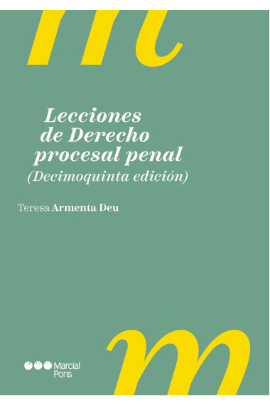 Lecciones de derecho procesal penal (2024 15ª ed.)