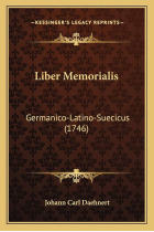 Liber Memorialis (Edición facsímil en latín)