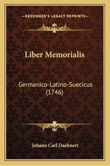 Liber Memorialis (Edición facsímil en latín)