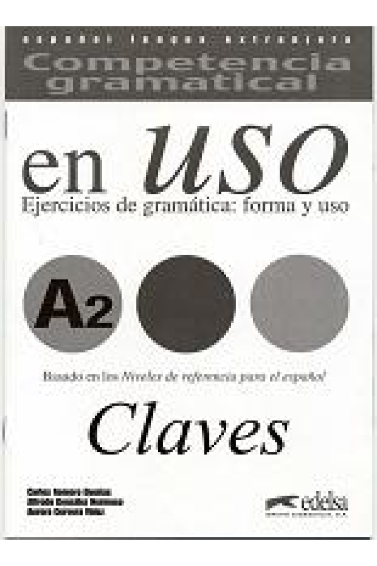 Competencia gramatical en USO A2 - Libro de claves